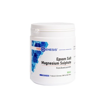 EPSOM SALT MAGNESIUM SULPHATE (ΑΛΑΤΑ EPSOM ΘΕΙΪΚΟ ΜΑΓΝΗΣΙΟ ΦΑΡΜΑΚΕΥΤΙΚΟΥ ΒΑΘΜΟΥ ΚΑΘΑΡΟΤΗΤΑΣ) VIOGENESIS 500gr VIOGENESIS